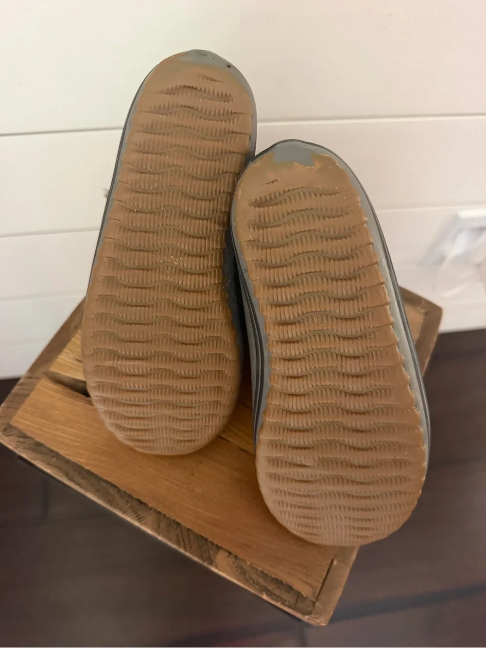Sperry Kids Gray Lace-Up Rain Boots
